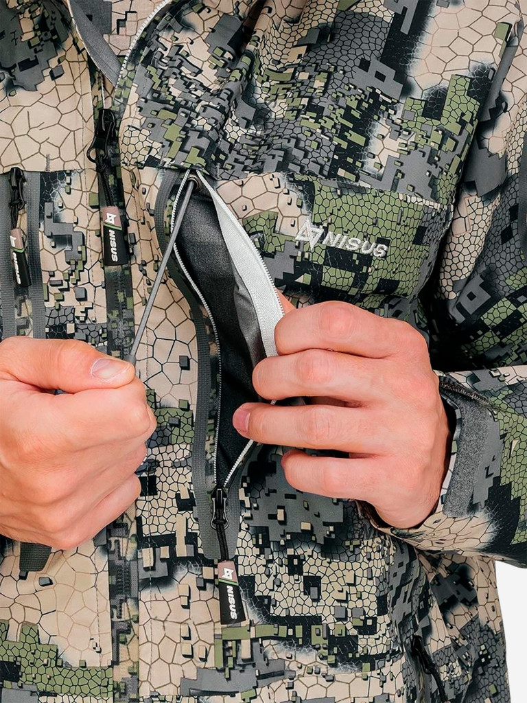 Костюм демисезонный Nisus Phantom (куртка+брюки) для рыбалки и охоты