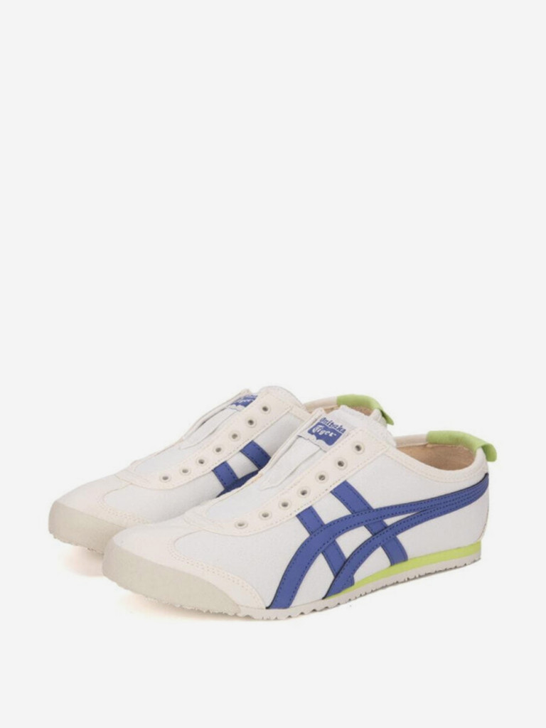 Кроссовки Onitsuka Tiger Mexico 66 Slip On Cream/Ultramarine Blue
