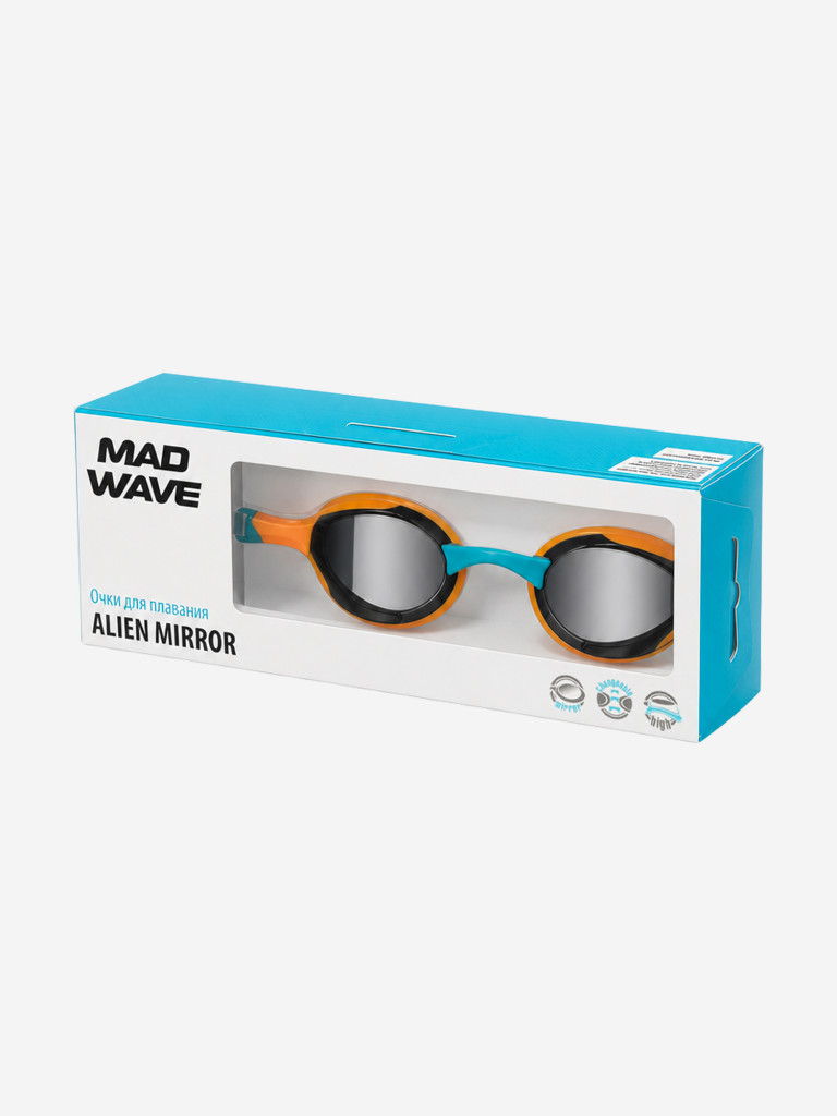 Очки для плавания Mad Wave Alien Mirror