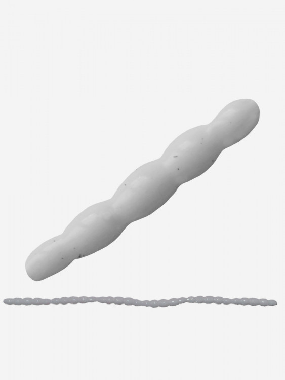 Виброхвост SANSAN WORM MOTIL 50 (Col. 11 WHITE)