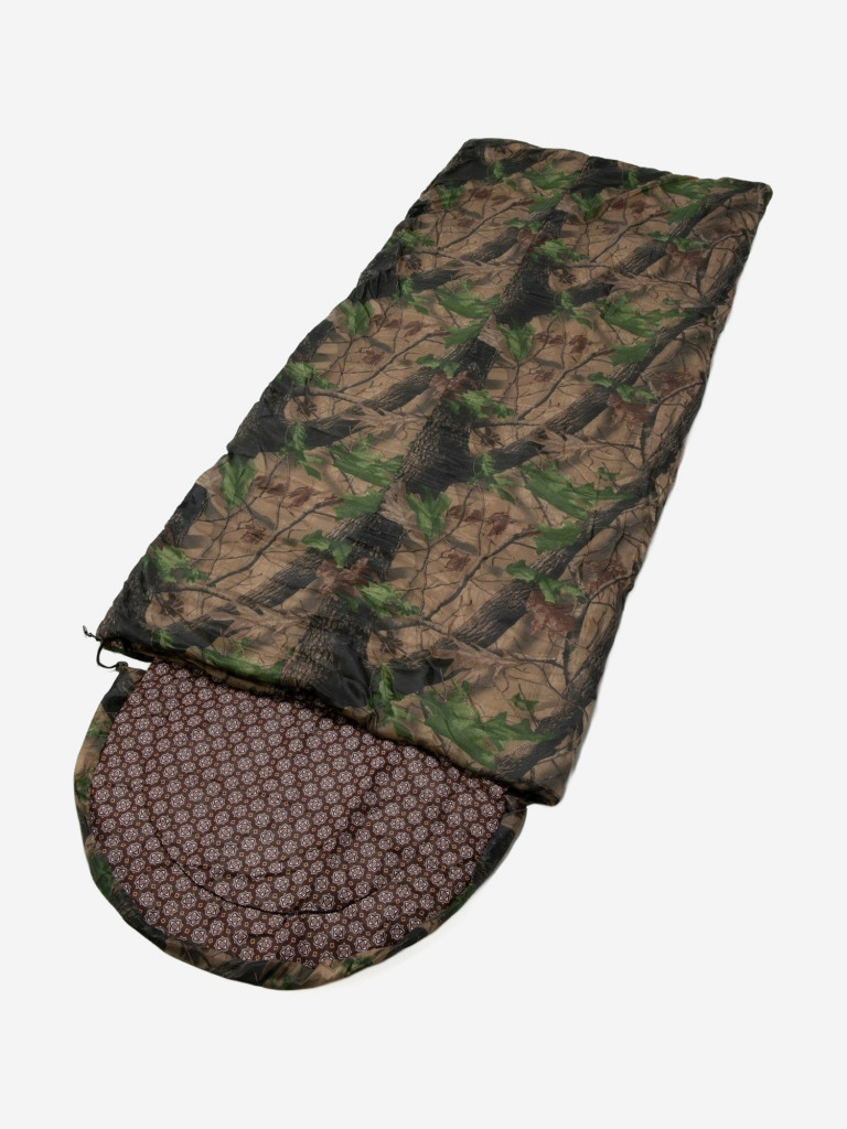 Спальный мешок Huntsman Standart зимний утепленный с подголовником одноместный (до -5) для охоты и рыбалки