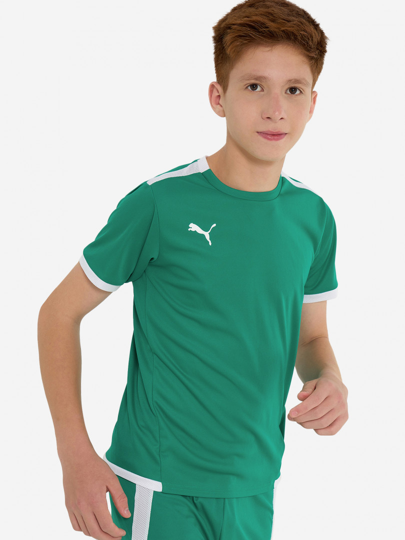 Футболка для мальчиков PUMA Teamliga Jersey Jr Зеленый 1099₽