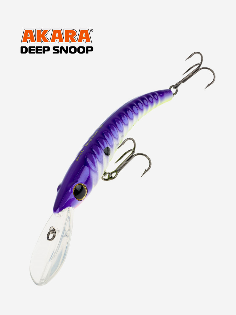 Воблер Akara Deep Snoop 120F минноу плавающий для троллинга на щуку, судака, сома 21гр A301