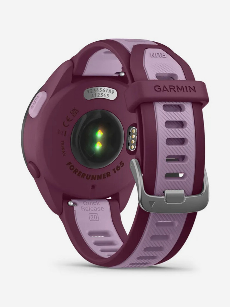 Спортивные часы Garmin Forerunner 165 Music Berry Lilac Фиолетовый цвет —  купить за 48990 руб., отзывы в интернет-магазине Спортмастер