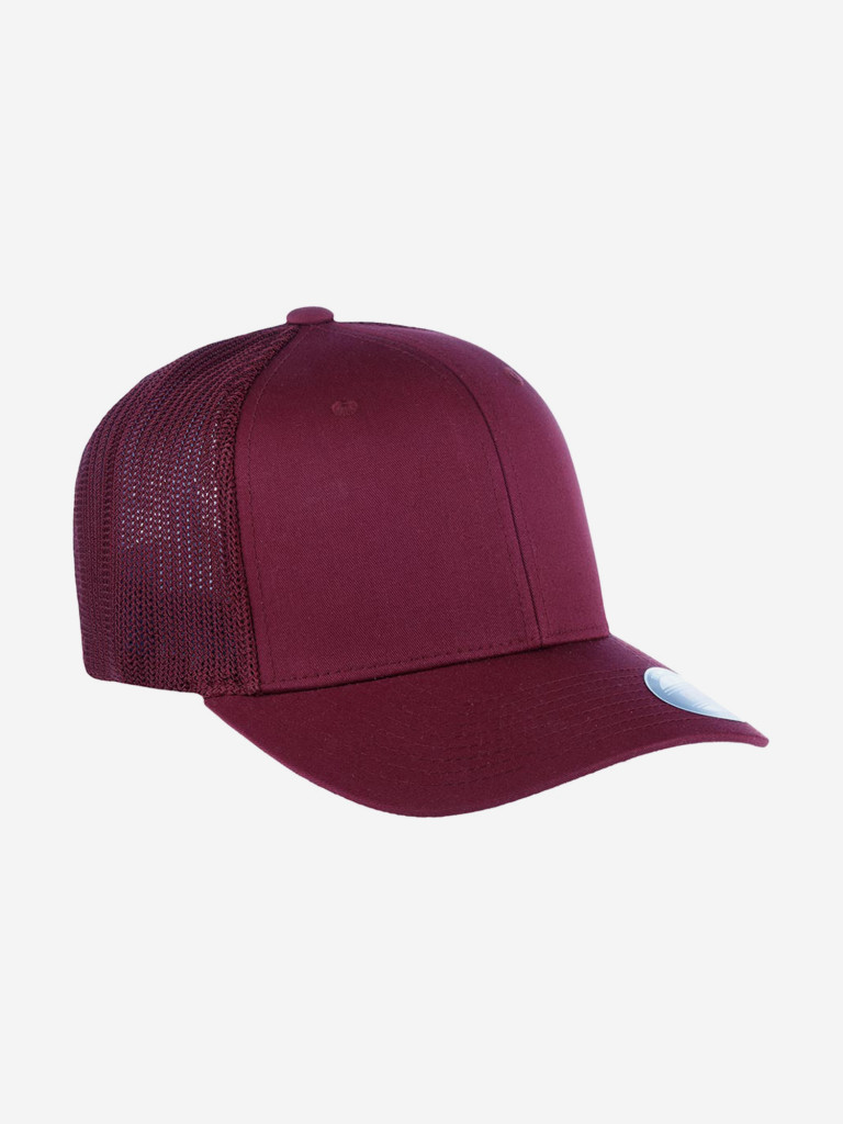 Бейсболка с сеточкой FLEXFIT 6511 (малиновый)