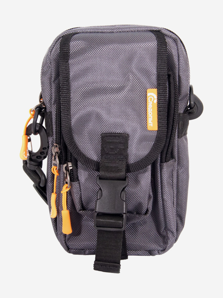 Сумка рыболовная Следопыт Street Fishing MultiLock V-Pouch, 22х12,5х8 см, цвет серый.