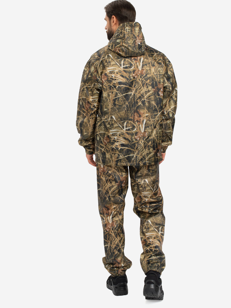 Костюм-дождевик мужской Huntsman ВВЗ Склон-2 для рыбалки и охоты, ткань таффета 3000 мм вод.ст.