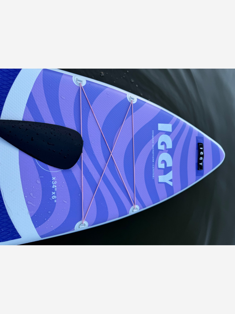 Сапборд надувной Iggy 11х34х6 Purple, 335x86x15 см