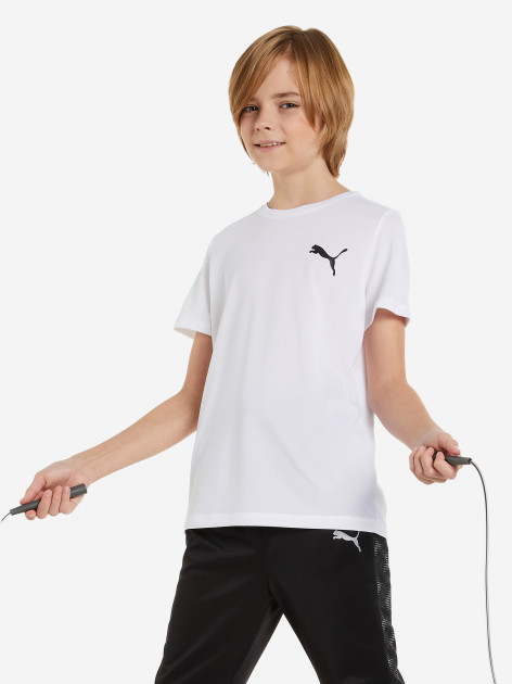 Футболка для мальчиков PUMA Active Small Logo арт. 586980 белый цвет ...