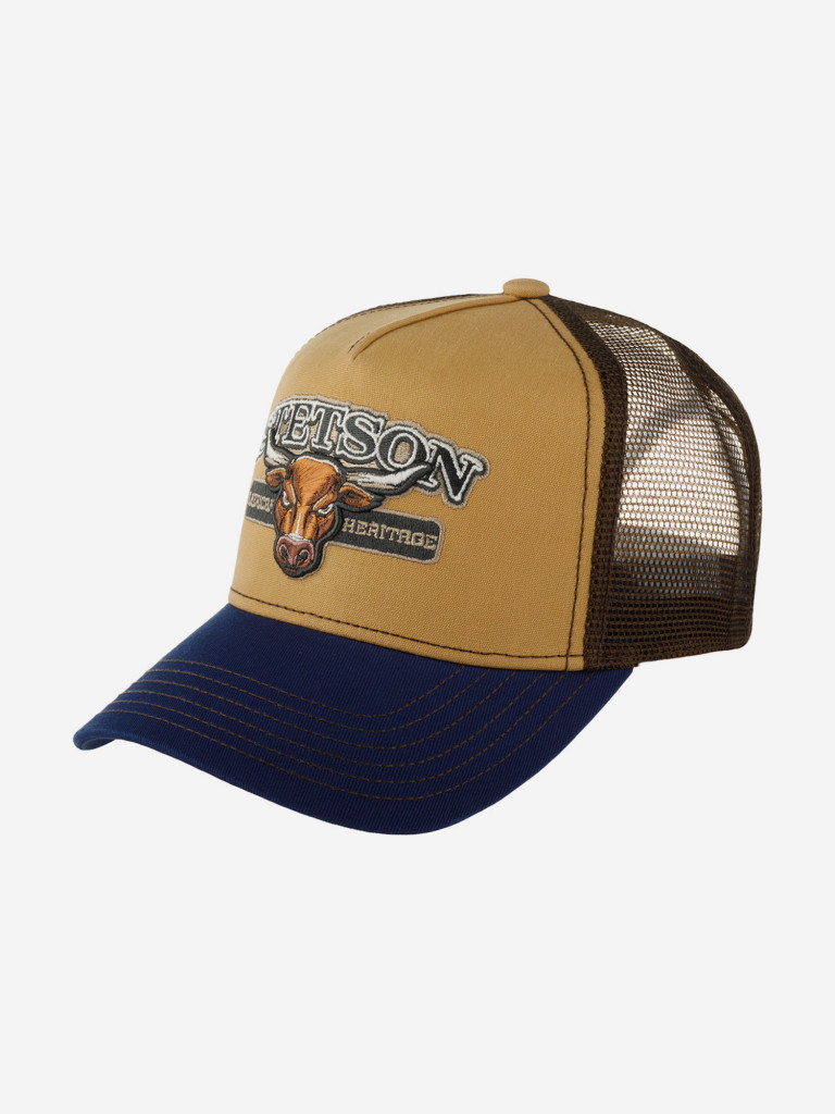 Бейсболка с сеточкой STETSON 7761160 TRUCKER CAP BULL (синий)