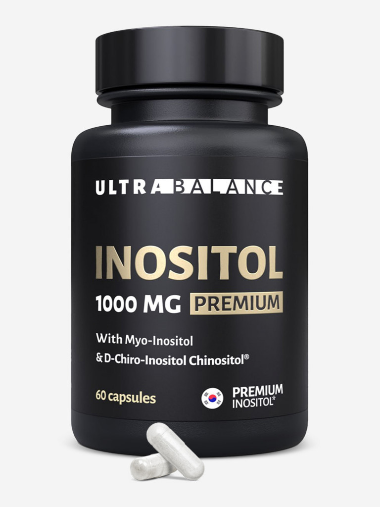 Инозитол UltraBalance для нормализации женского гормонального фона, 60 капсул