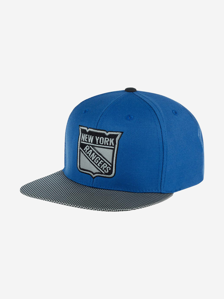 Бейсболка с прямым козырьком AMERICAN NEEDLE 43682A-NYR New York Rangers Chromel NHL (синий)