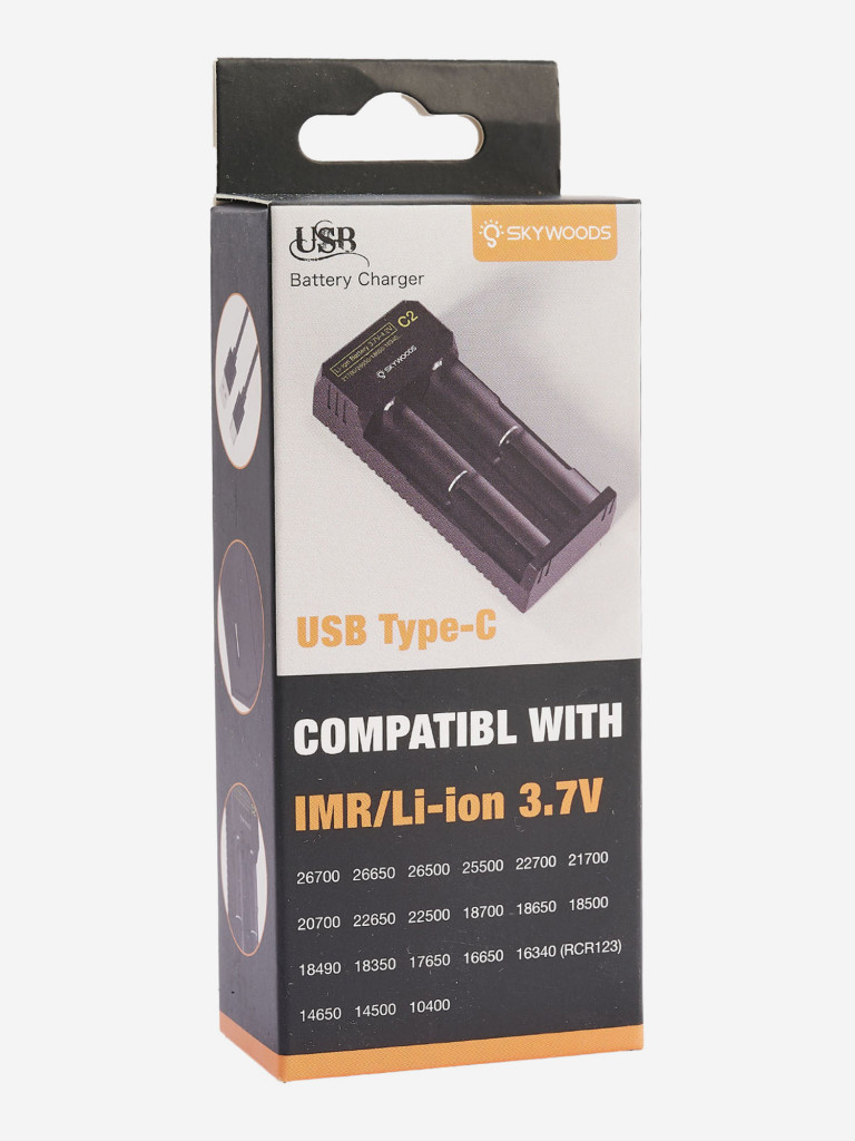 Зарядное устройство SKYWOODS для аккумуляторов 18650 - 26650