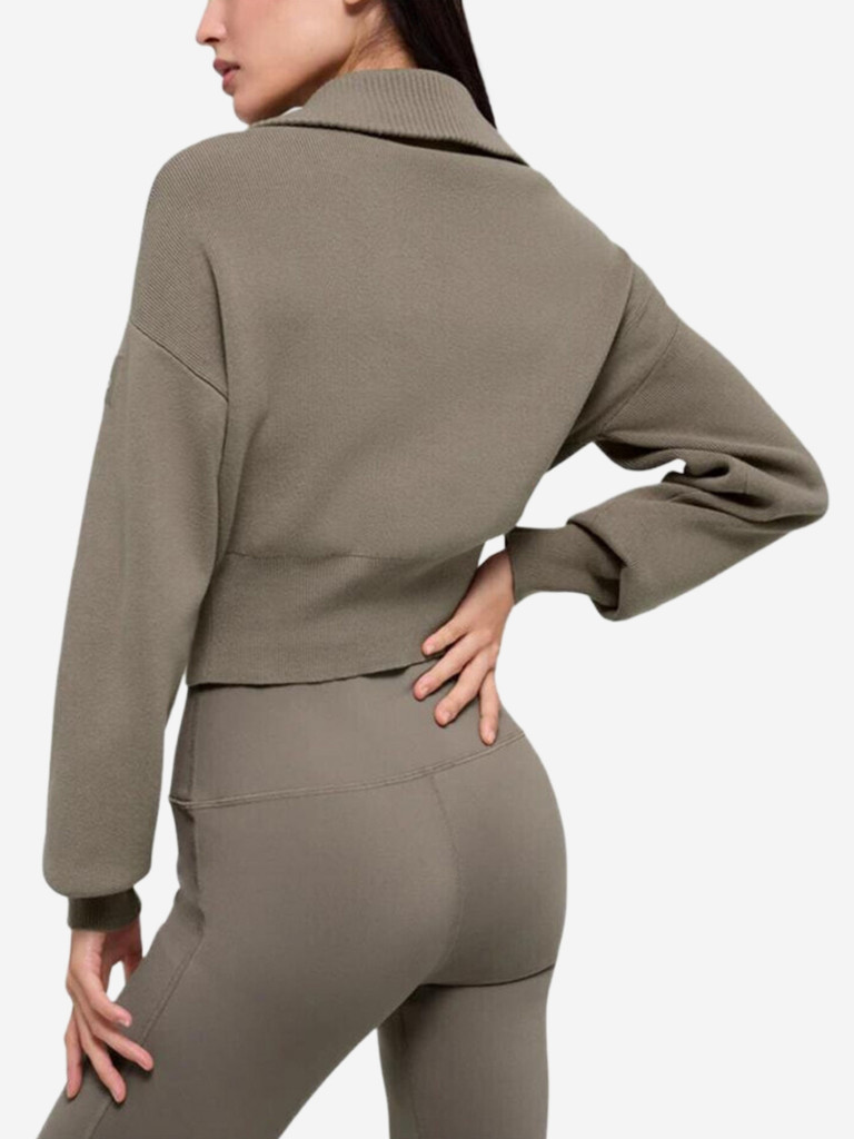 Укороченная трикотажная куртка Alo Yoga Scholar