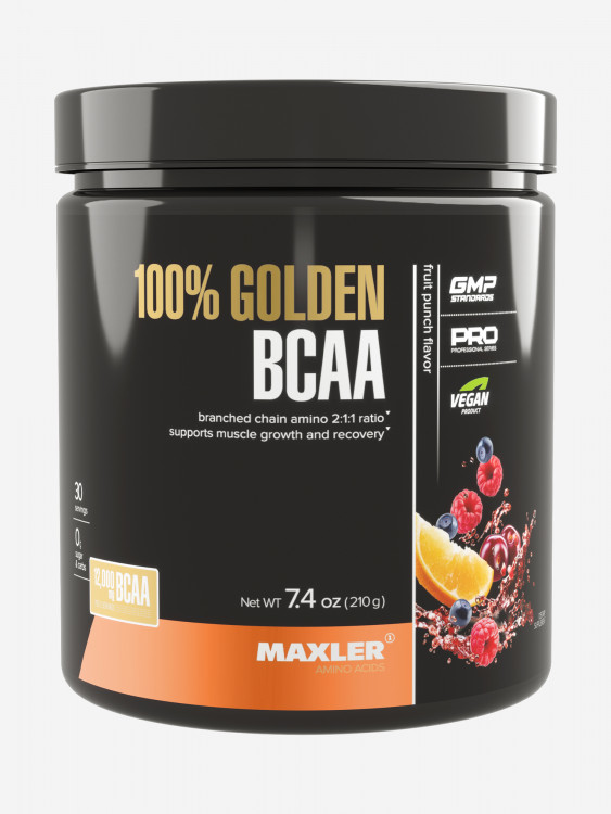МАКСЛЕР 100% Голден БЦАА вкус: фруктовый пунш / MAXLER 100% Golden BCAA Fruit Punch flavor 210 г