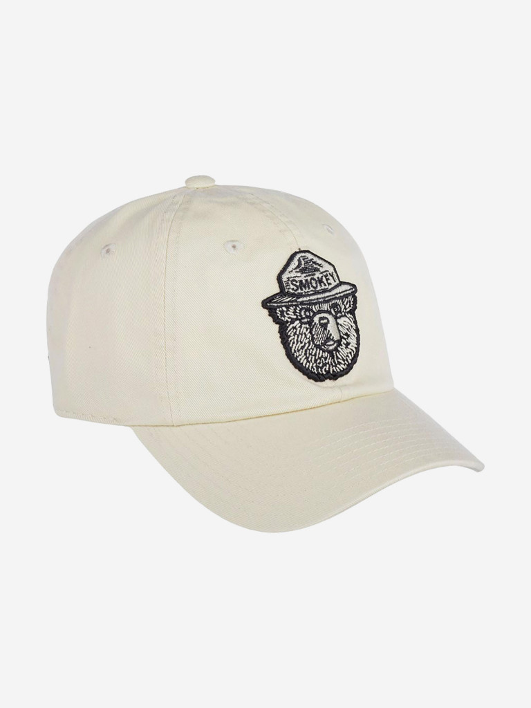 Бейсболка AMERICAN NEEDLE 20001B-SBEAR Smokey Bear Washed Slouch (белый)