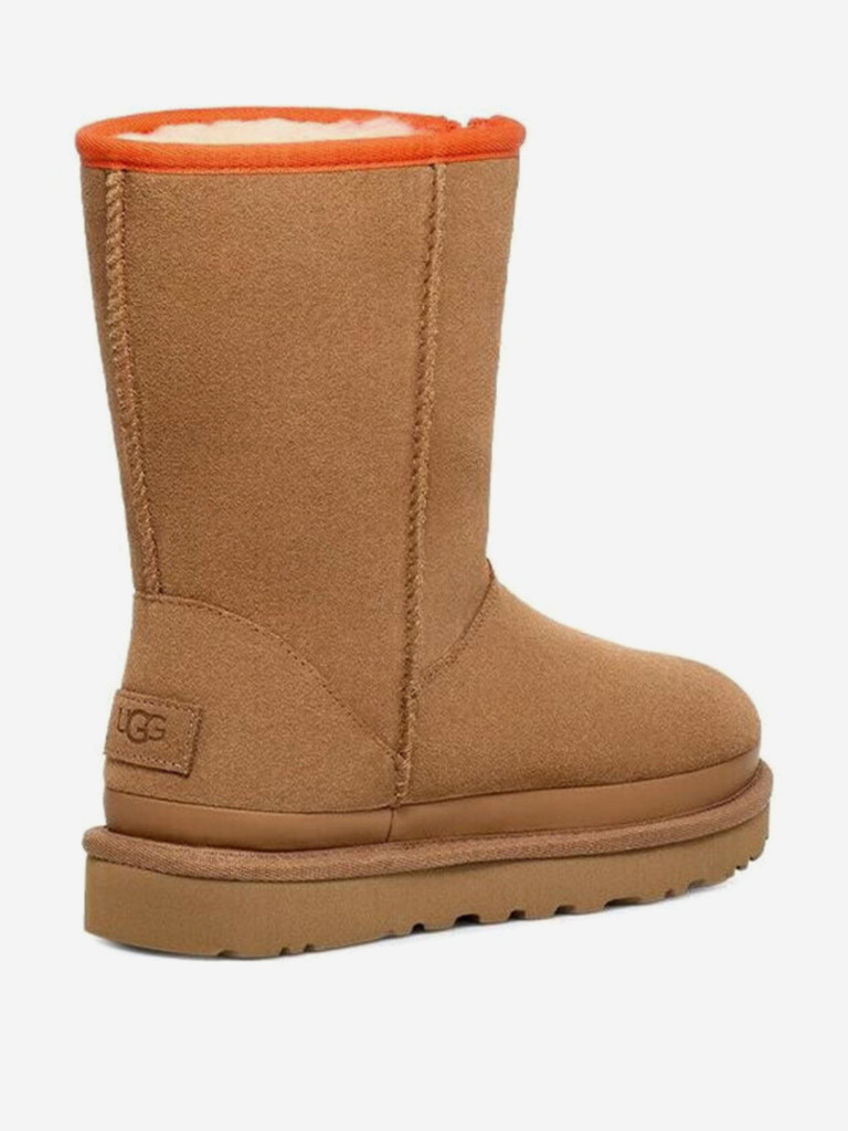 Сапоги утепленные UGG Classic Short Zipper Tape Logo