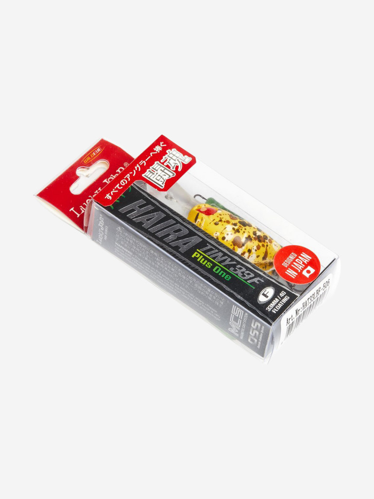 Воблер LUCKY JOHN Pro Series HAIRA TINY LBF Plus Foot, длина 3.3 см, ультралайтовый крэнкбейт на хищную рыбу
