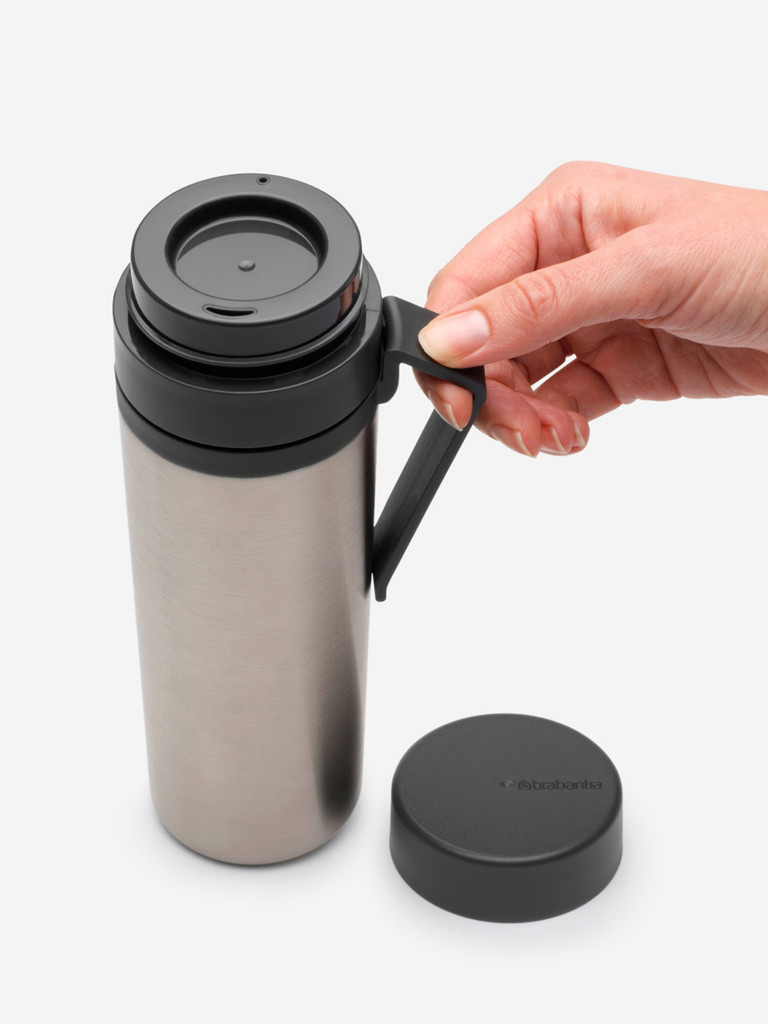 Термобутылка Brabantia "Make&Take" 500мл темно-серый 228643