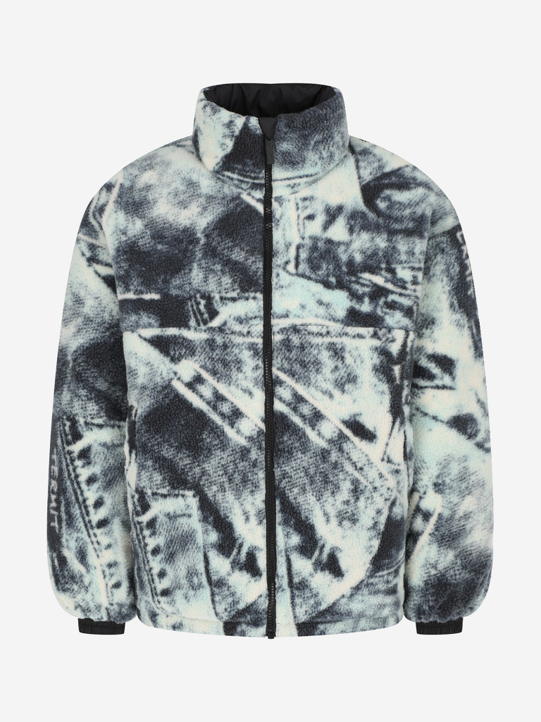 Пуховик мужской двусторонний оверсайз Termit