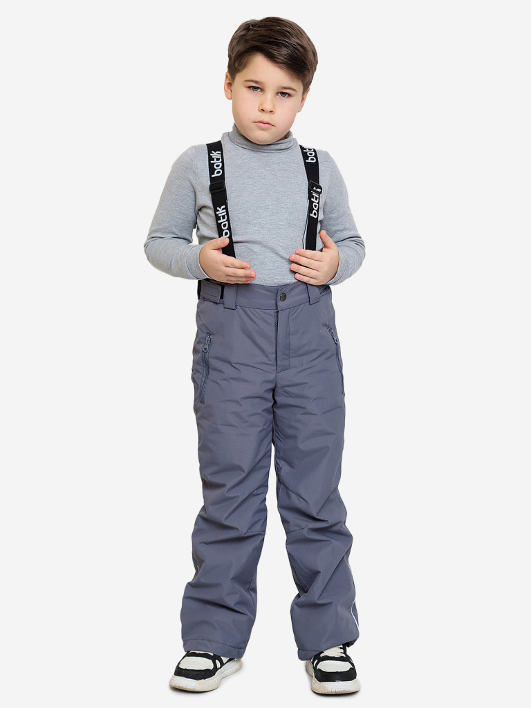 Брюки для мальчика batik Кай серый