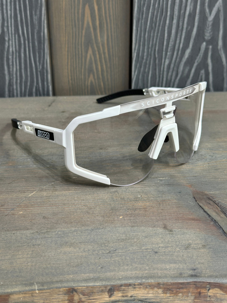 Очки спортивные Scicon AeroScope оправа White Gloss линза Photochromic Silver