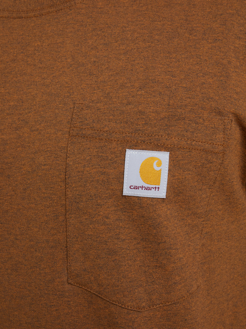 фото Футболка мужская carhartt, коричневый