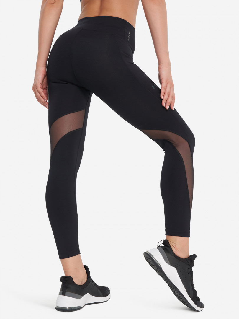 фото Легинсы женские under armour vanish elite vent, черный