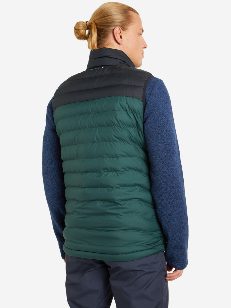 фото Жилет мужской columbia powder lite vest, зеленый