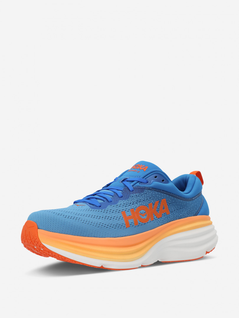 фото Кроссовки мужские hoka one one bondi 8, голубой