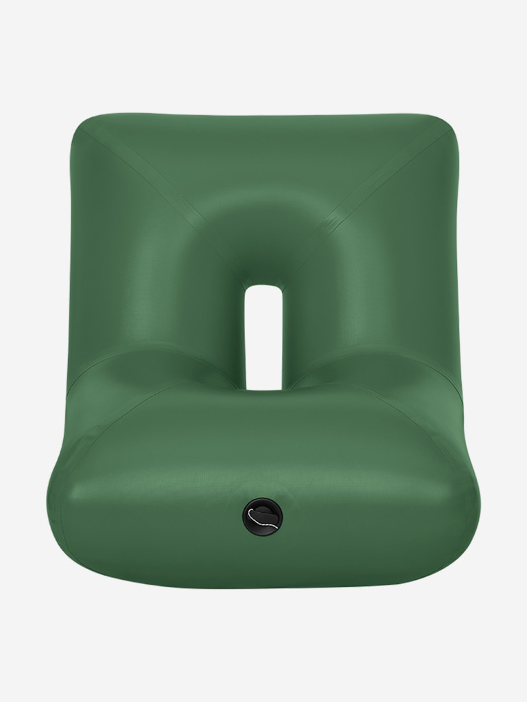 Надувное кресло в лодку ПВХ зеленое