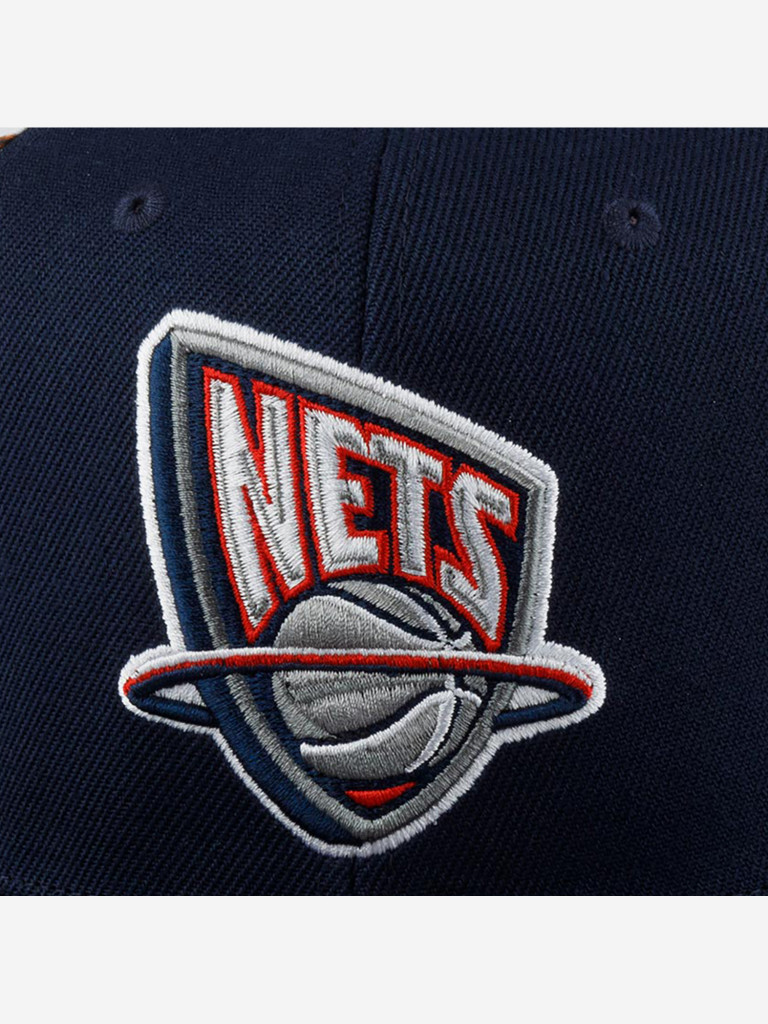 Бейсболка с прямым козырьком MITCHELL NESS 6HSSSH21142-NJNNAVYKMT New Jersey Nets NBA