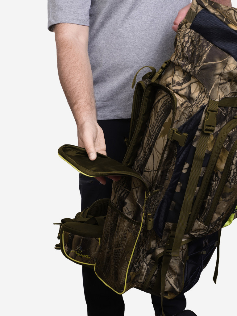 Рюкзак для рыбалки и охоты Aquatic РО-82, цвет: камуфляж, 82л