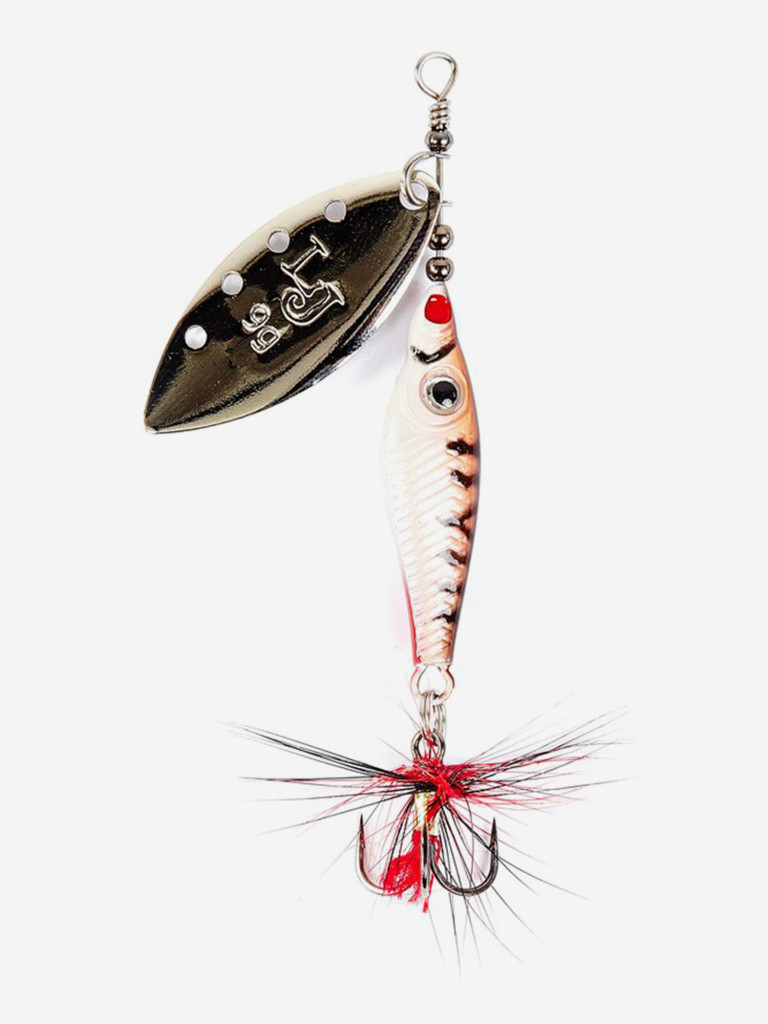 Блесна вращающаяся Lucky John TRIAN BLADE LONG, вес 12 г