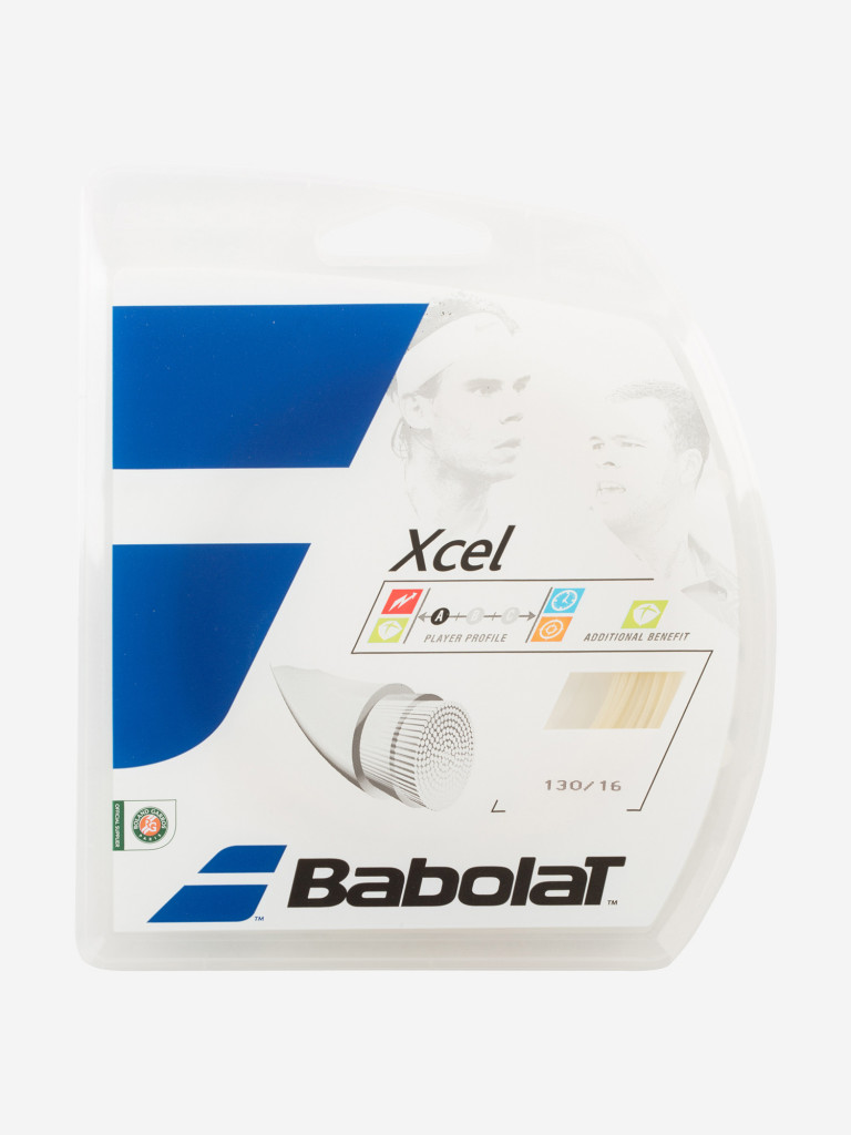 Струна Babolat XCEL белый цвет — купить за 2239 руб. со скидкой 20 %, отзывы  в интернет-магазине Спортмастер