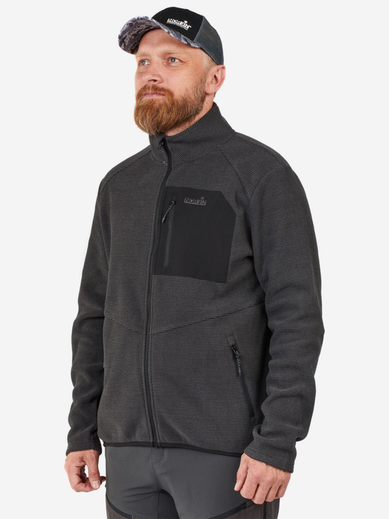 Толстовка флисовая Norfin ROCK для рыбалки и охоты