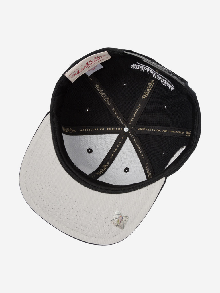 Бейсболка с прямым козырьком MITCHELL NESS HS8547-BCEBLCK Boston Celtics NBA (черный)