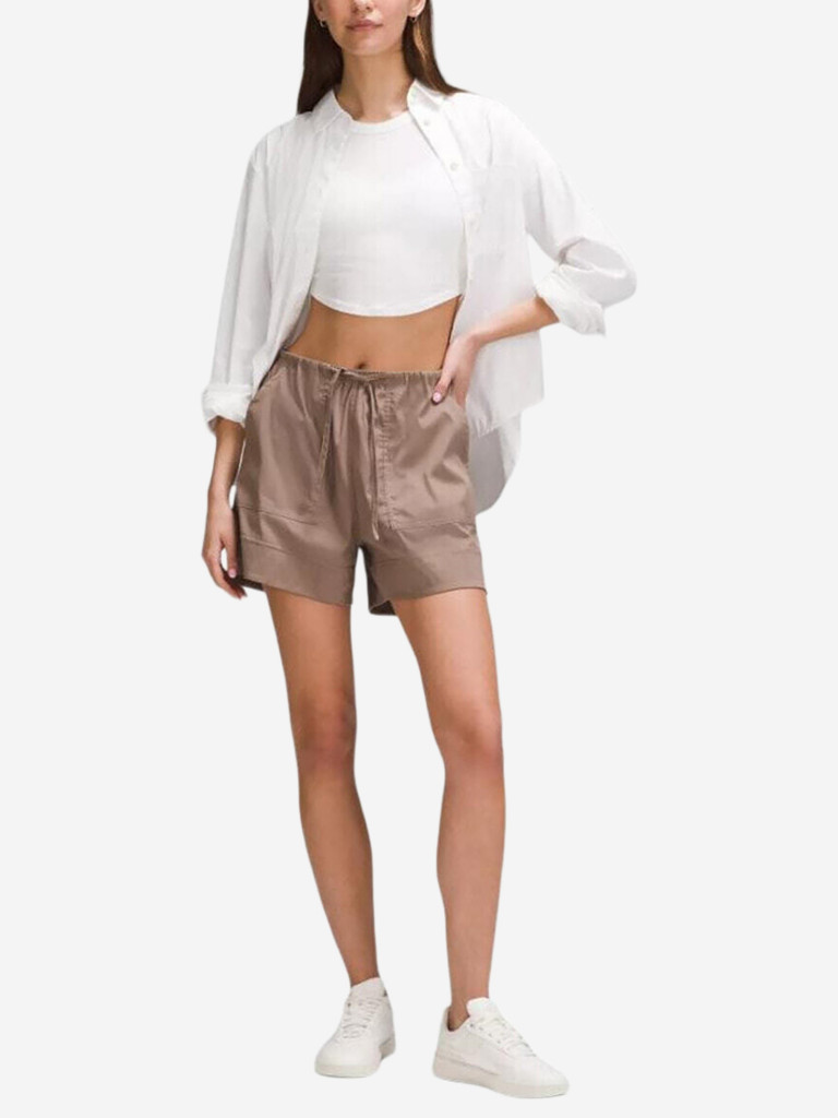 Шорты Lululemon Poplin High-Rise Short 4"