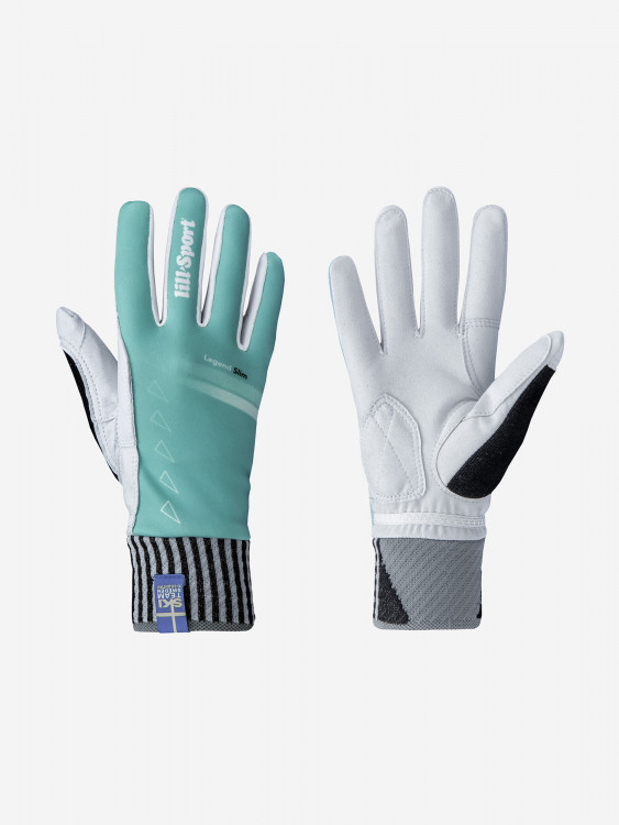 Гоночные лыжные перчатки Lillsport, модель Legend Slim Mint