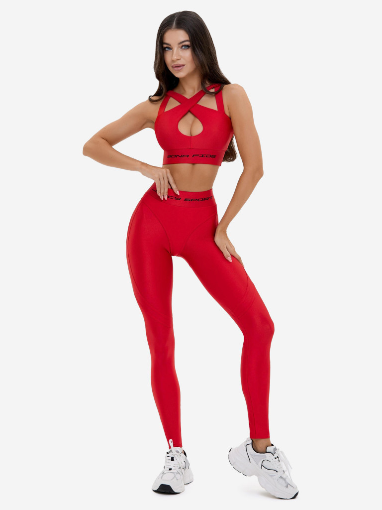 Спортивный топ Bona Fide: Heart CrushTop "Juicy Red"
