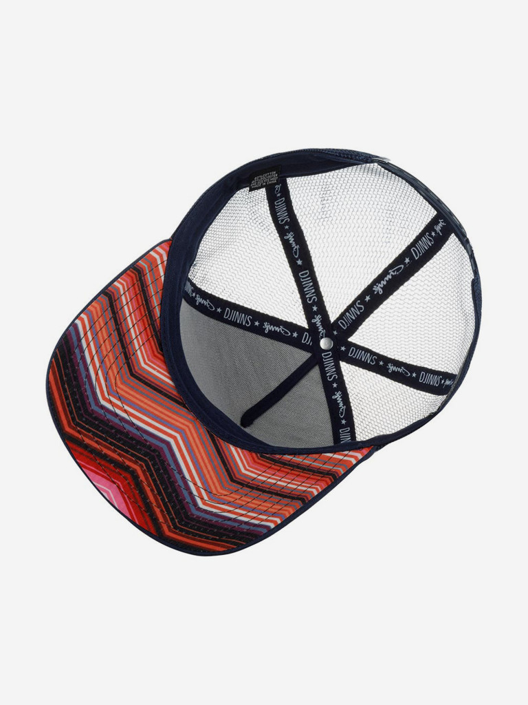 Бейсболка с сеточкой DJINNS HFT Cap Peace and Harmony (синий)