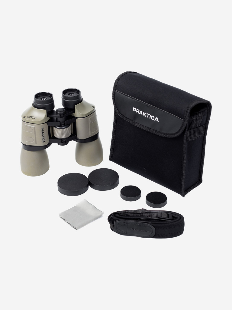 Бинокль Praktica Falcon 20x50, песочный