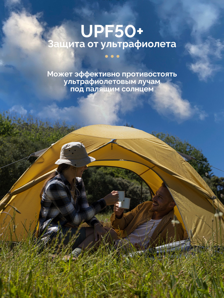 Палатка Naturehike P-Series NH18Z022-P 210T/65D, двухместная