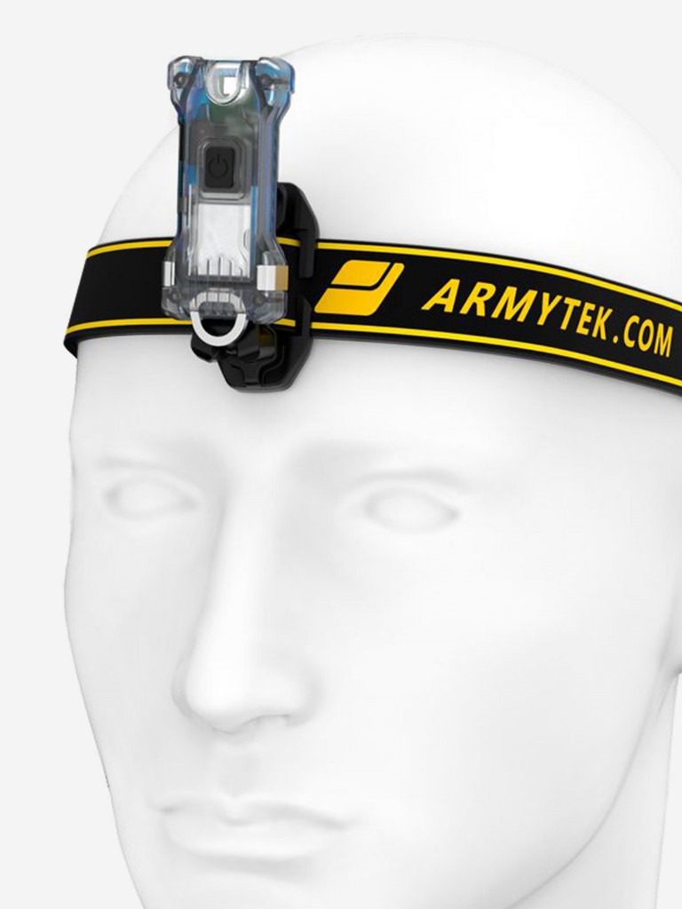 Фонарь налобный Armytek Zippy Extended Set, синий, 160 лм