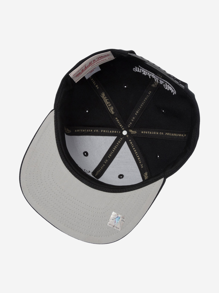 Бейсболка с прямым козырьком MITCHELL NESS HS8547-MHEBLCK Miami Heat NBA