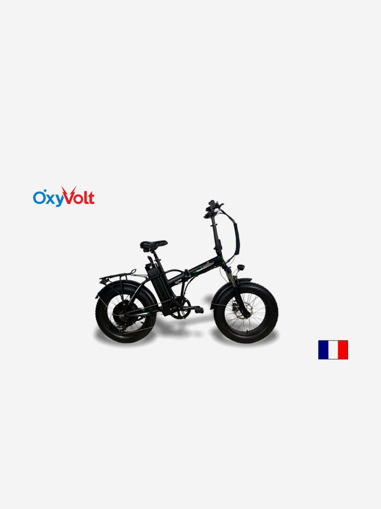 Электровелосипед OxyVolt Fast rider 20" 1500W v.2, цвет черный матовый