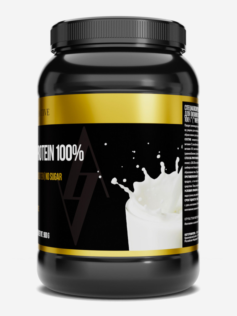 WHEY PROTEIN 100% Без вкуса 900 г TM AWOCHACTIVE