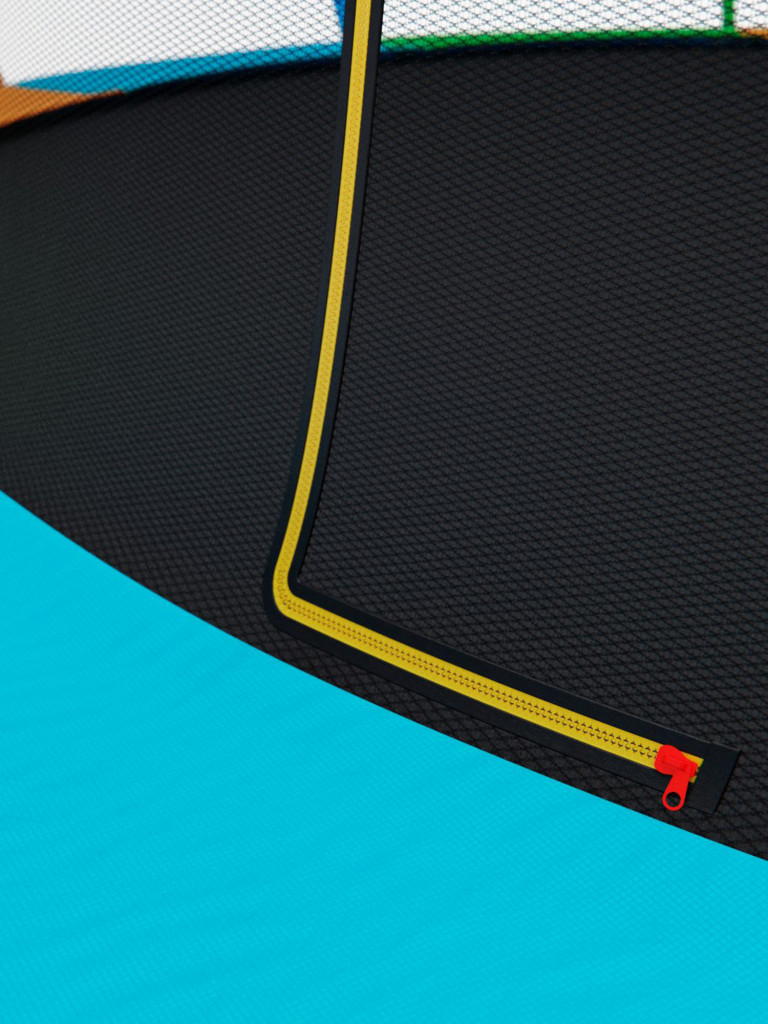 Батут с сеткой DFC A.KOU KIDS 16ft с лестницей (2 короба)