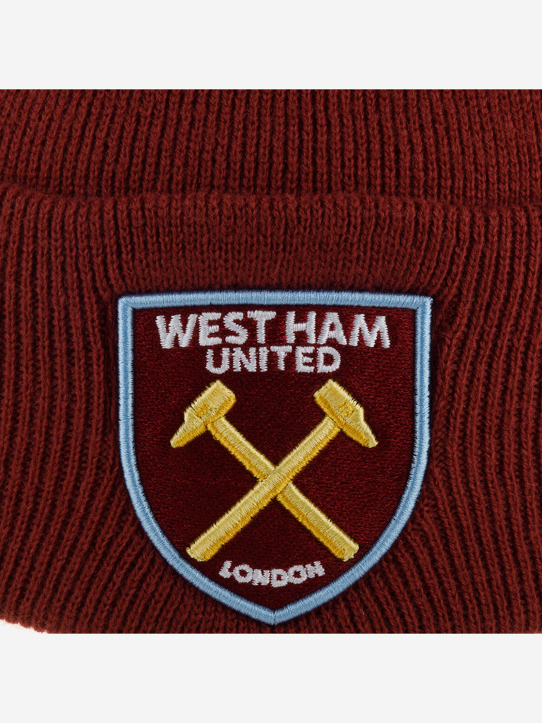 Шапка с отворотом 47 BRAND EPL-PRZFT17ACE-CA West Ham United FC EPL (малиновый)
