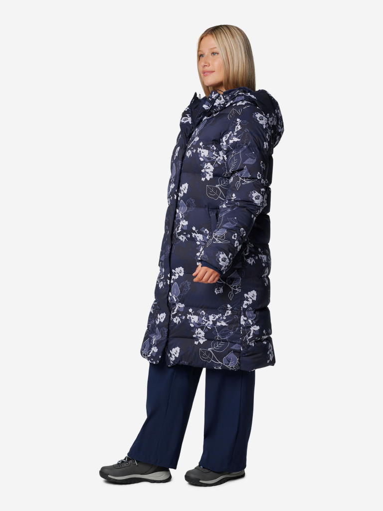 Пуховик женский Columbia Boundless Days Print Long Down Jkt